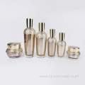 High-grade luxury cosmetic bottles court retro acrylic cosmetic bottle/jars with good price